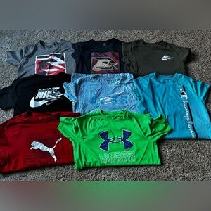 Boys youth lot of 8 t shirts short sleeve